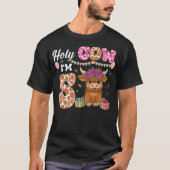 T-shirt Holy Cow I'm 5 Highland Cow Farming 5th Birthday 5 (Devant)