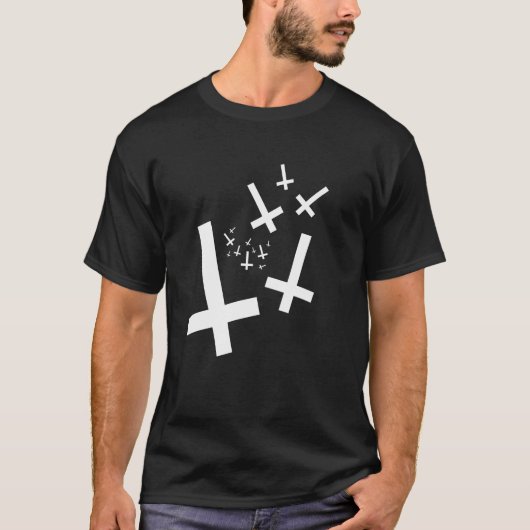 T-shirt Holy Crosses 666 (Devant)