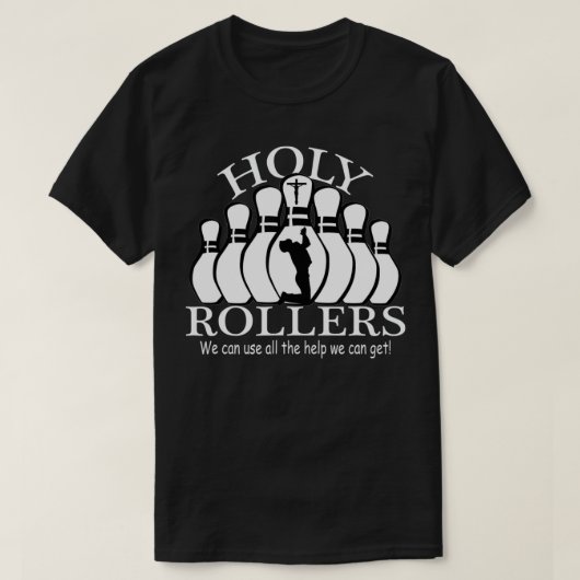 T-shirt Holy Rollers Matching Bowling équipe 1 (Design devant)