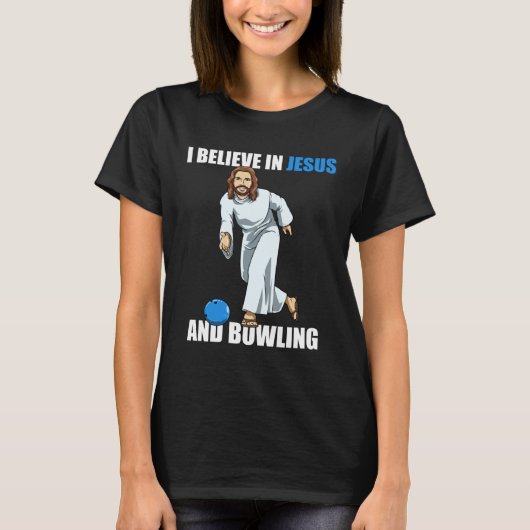 T-shirt Holy Strike Bowling Jesus 1 (Devant)