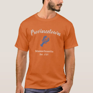 T-shirt Homard bleu de Provincetown le Massachusetts,
