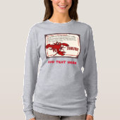 T-shirt Homard comique, Épisseuse, Épisseuse, modifier, aj (Devant)