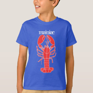 T-shirt HOMARD ! ! ! Mainiac badine la pièce en t