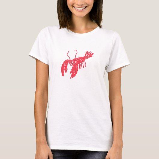 T-shirt Homard rouge (Devant)