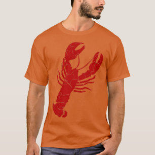 T-shirt Homard vintage imprimé Homard