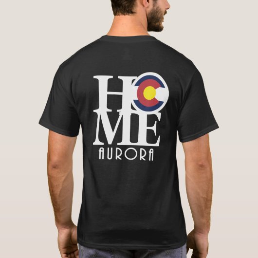 T-shirt HOME Auroracolorado (Dos)