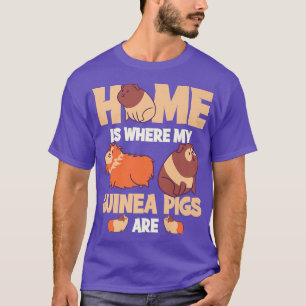 T-shirt Home Is Where My Guinea Pigs Are Premium 2728 