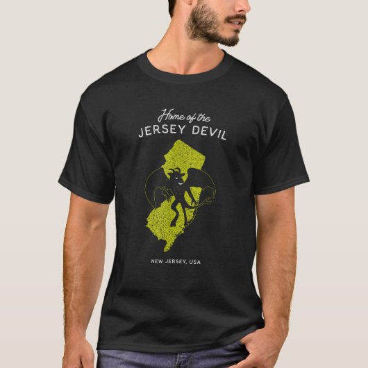 T-shirt Home of the Jersey Devil New Jersey USA (Devant)