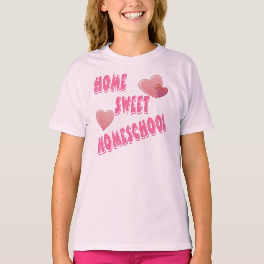 T-shirt Home Sweet Homeschool (Devant)