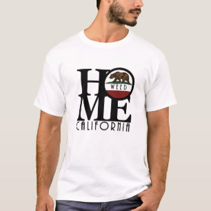 T-shirt HOME Weed California (première impression)