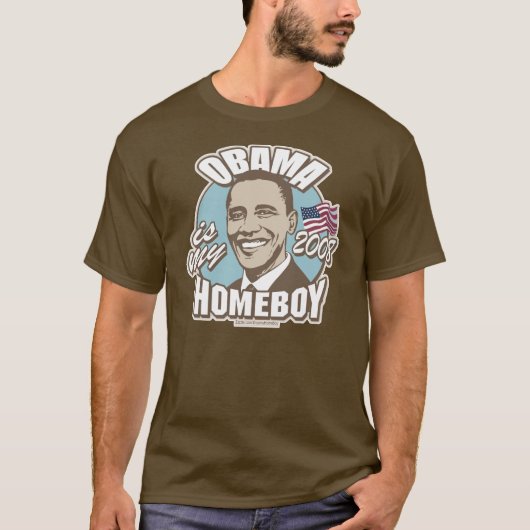 T-shirt Homeboy 2008 d'Obama (Devant)