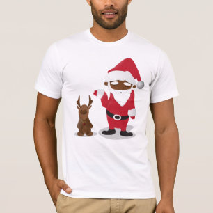 T-shirt Homeboys de Joyeux Noël : Père Noël et Blingin