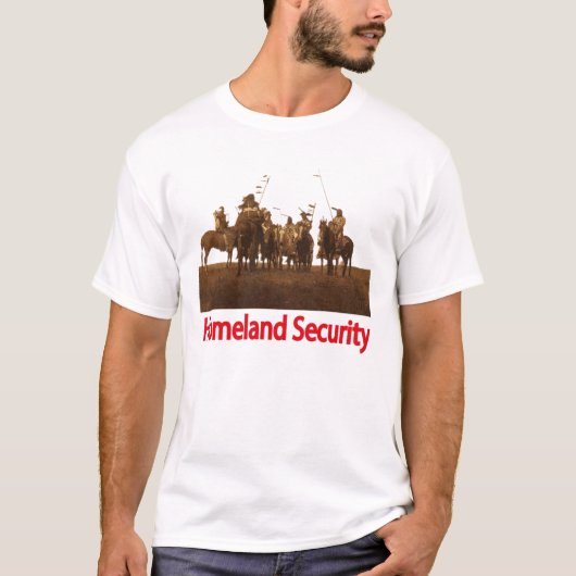 T-shirt Homeland Security Amérindiens (Devant)