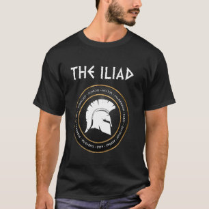 T-shirt Homer les héros grecs antiques de l'Iliad de Troja