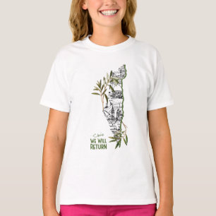 T-shirt Homes dans la carte, Embracé par les Branches d'Ol