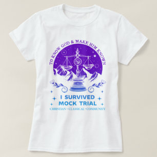 T-shirt Homeschool CC Tutor Connaître Dieu et le faire con