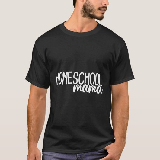 T-shirt Homeschool Mama Mère (Devant)