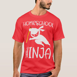 T-shirt Homeschooler Ninja Learning Homeschooling Design