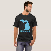 T-shirt Homesick for Michigan (Devant entier)