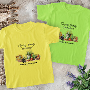 T-shirt Homestead Produire la vie agricole