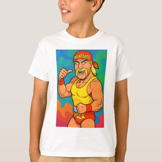 T-shirt Hommage à Hulk Hogan (Devant)