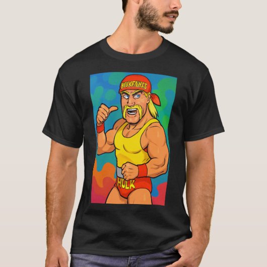 T-shirt Hommage à Hulk Hogan (Devant)