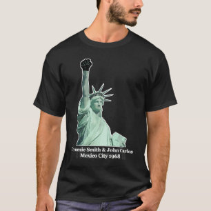 T-shirt Hommage à l'énergie noire à Mexico City 1968