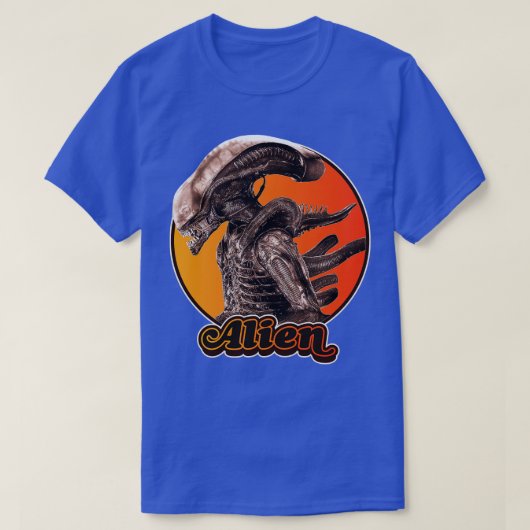 T-shirt Hommage à Retro Xenomorph (Design devant)