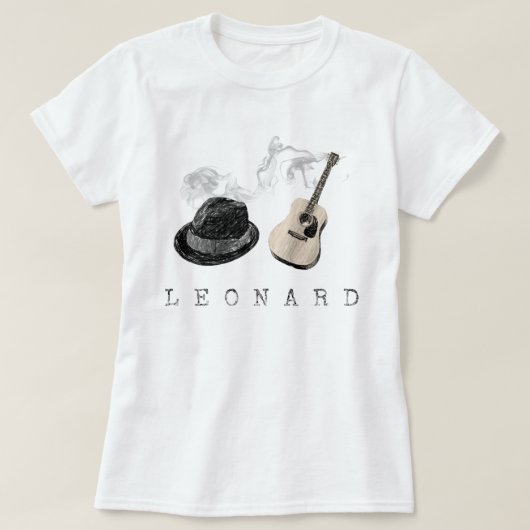 T-shirt Hommage au dessin de Leonard (Design devant)