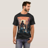 T-shirt Hommage aux motards (Devant entier)