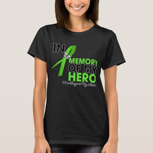 T-shirt Hommage de lymphome non Hodgkinien dans la mémoire (Devant)