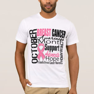 T-shirt Hommage de mois de conscience de cancer du sein