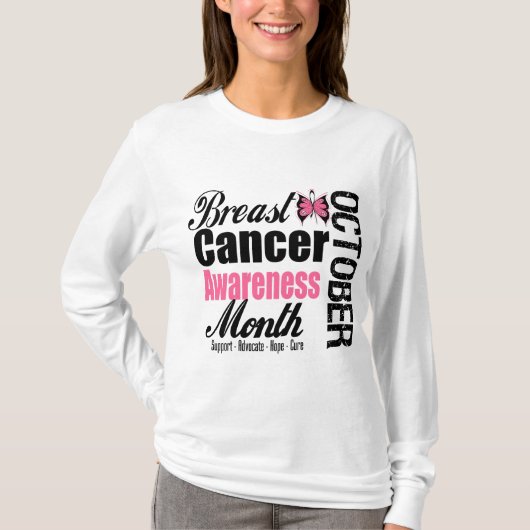T-shirt Hommage de papillon de mois de conscience de (Devant)