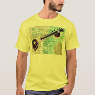 T-shirt Hommage de Ravi Shankar au sitar et à la musique