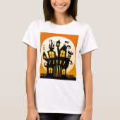 T-Shirt Hommage Maison Et Lune Femme (Devant)