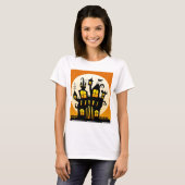 T-Shirt Hommage Maison Et Lune Femme (Devant entier)