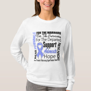 T-shirt Hommage pulmonaire de conscience d'hypertension