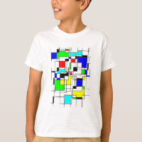 Hommage Random Carré À Mondrian