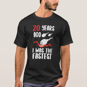 T-shirt Homme 20e Anniversaire Gag robe 20 ans Il ya J'ai