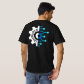 T-shirt homme 3XCOMP - Noir (Dos entier)