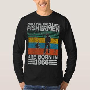 T-shirt Homme 56 ans Pêcheur Pêche 56e anniversaire