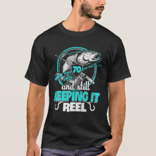 T-shirt Homme 70e Pêche drôle Anniversaire Pêcheur Garder