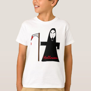 T-shirt Homme à capuchon déplaisant avec le sanglant Ax
