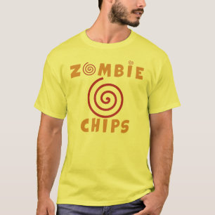 T-shirt homme à chips zombies