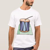 T-shirt homme à tambour unique (Devant)