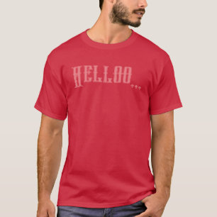 T-Shirt homme à texte personnalisé couleur cardina