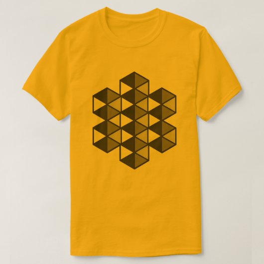 T-shirt homme à triangles joints (Design devant)