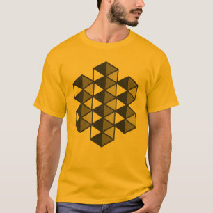 T-shirt homme à triangles joints