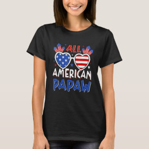 T-shirt Homme All American Papaw 4 juillet Drapeau américa