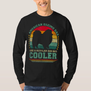 T-shirt Homme American Eskimo Papa Comme Un Père Régulier